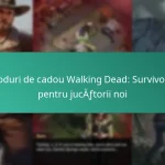 Coduri de cadou Walking Dead: Survivors pentru jucătorii noi