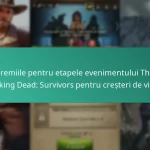 Premiile pentru etapele evenimentului The Walking Dead: Survivors pentru creșteri de viteză