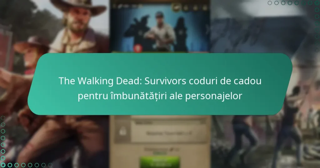 The Walking Dead: Survivors coduri de cadou pentru îmbunătățiri ale personajelor