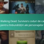 The Walking Dead: Survivors coduri de cadou pentru îmbunătățiri ale personajelor