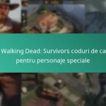 The Walking Dead: Survivors coduri de cadou pentru personaje speciale